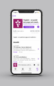 Yogiskt podd logotyp