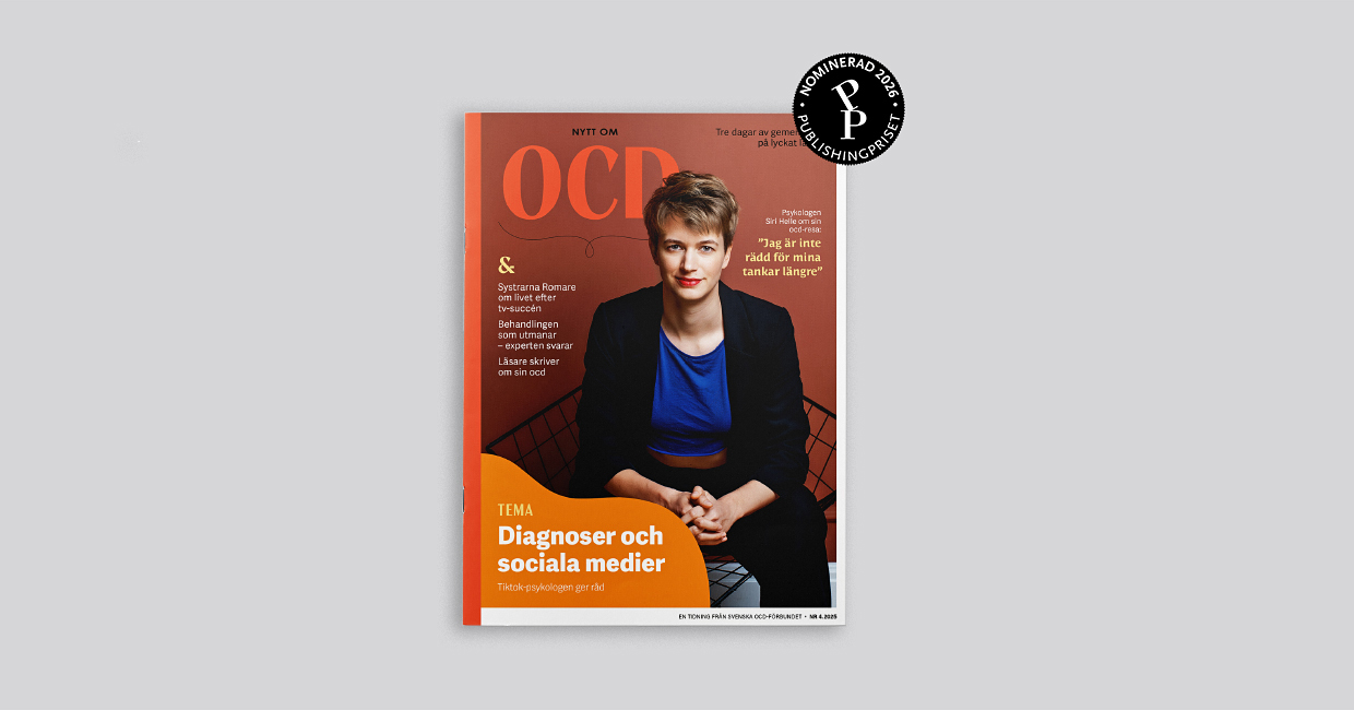 Omslag tidningen Nytt om OCD